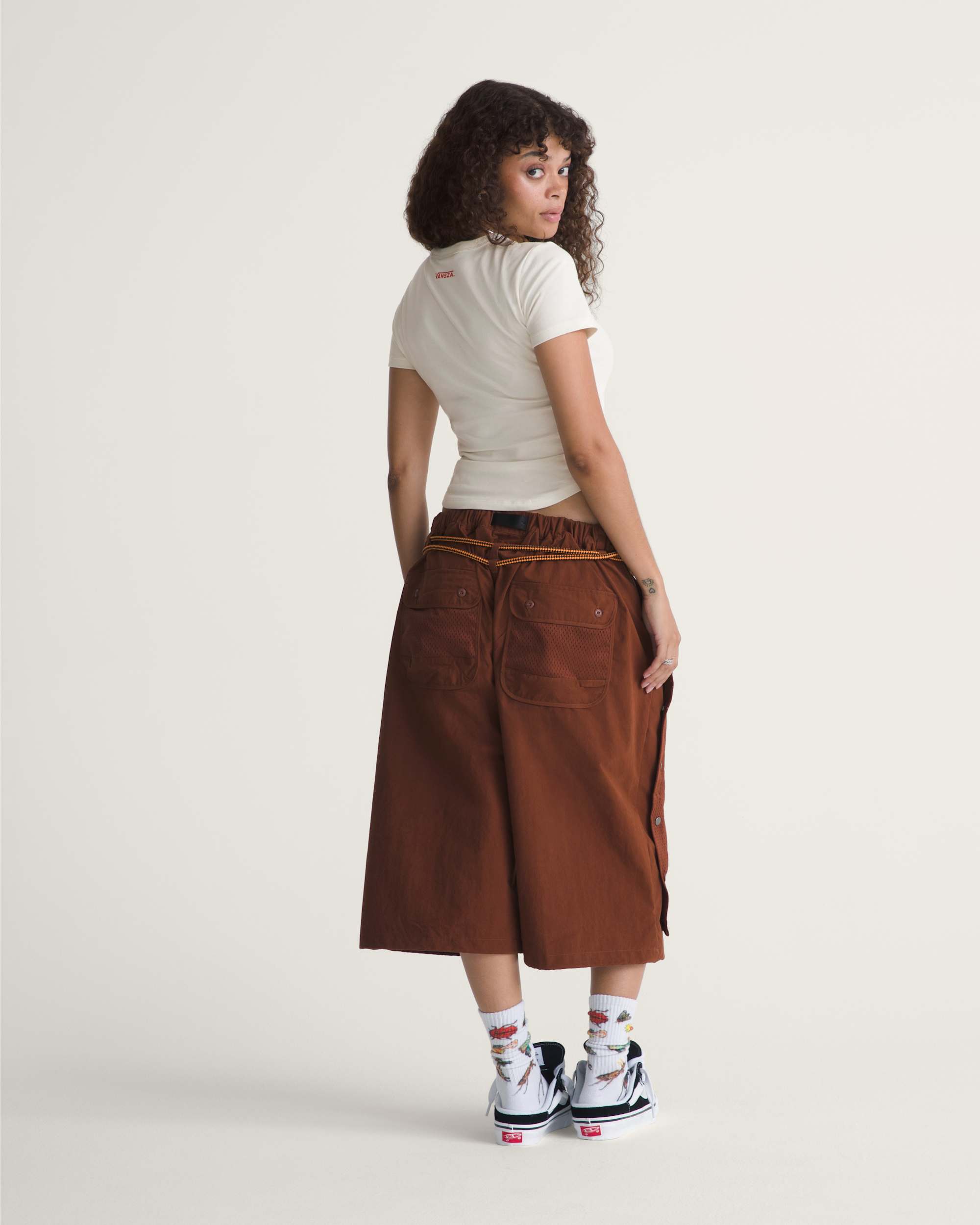 VANSZA Outdoor Oversized Short VANS Brown ALT6