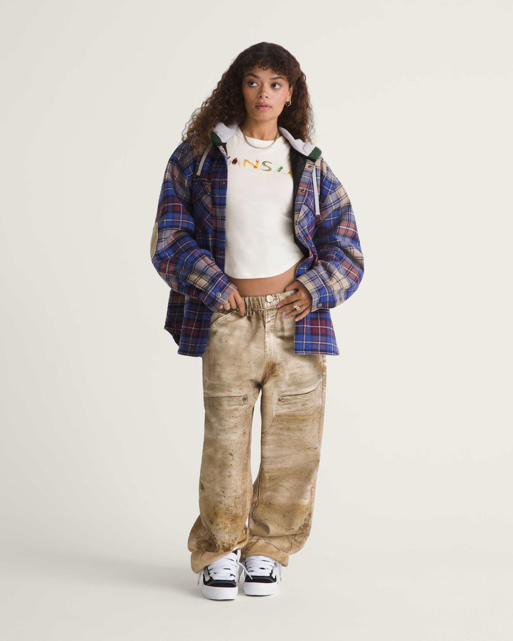VANSZA Flannel Hoodie VANS Blue ALT6