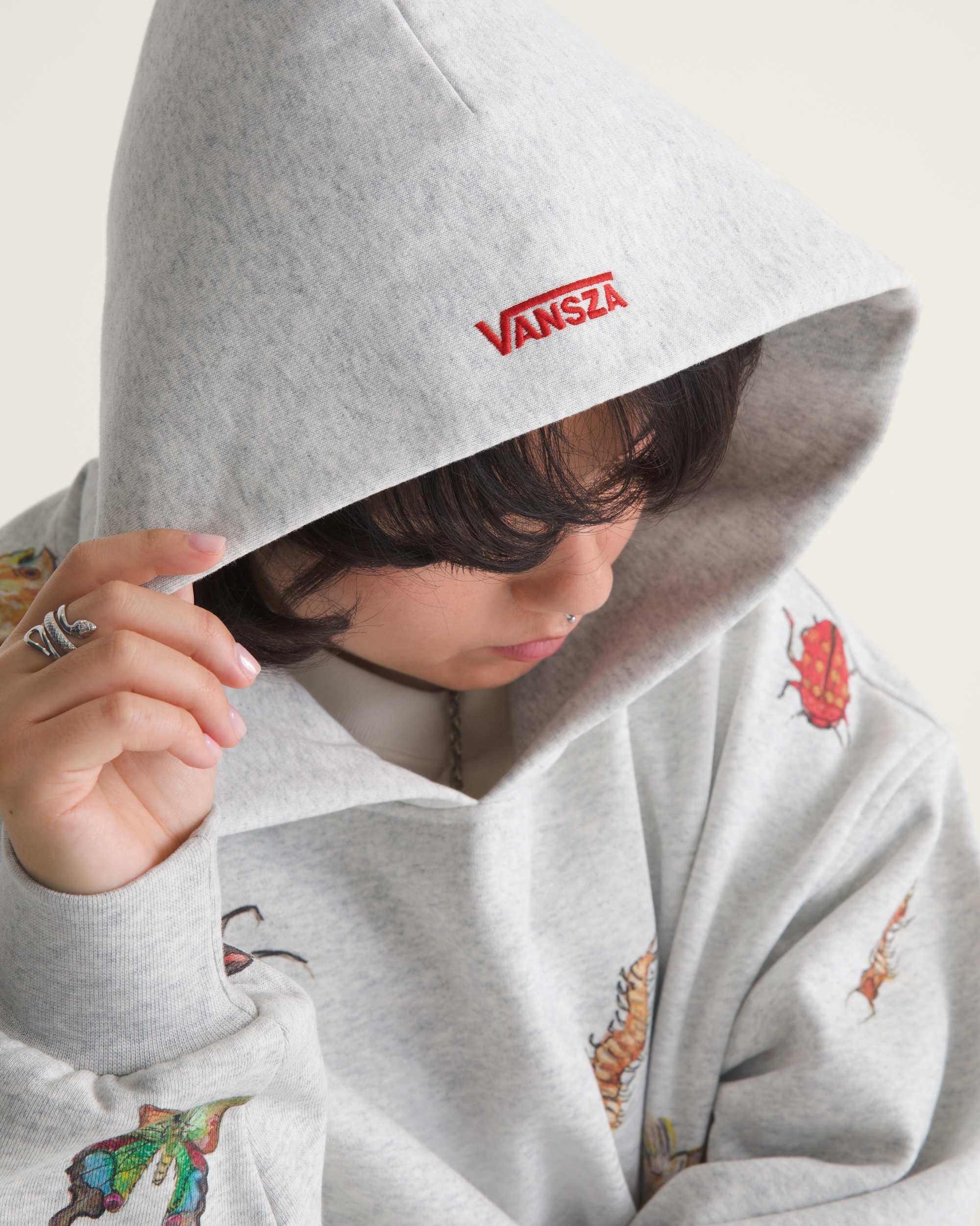 VANSZA Bug Out Hoodie VANS Grey ALT8