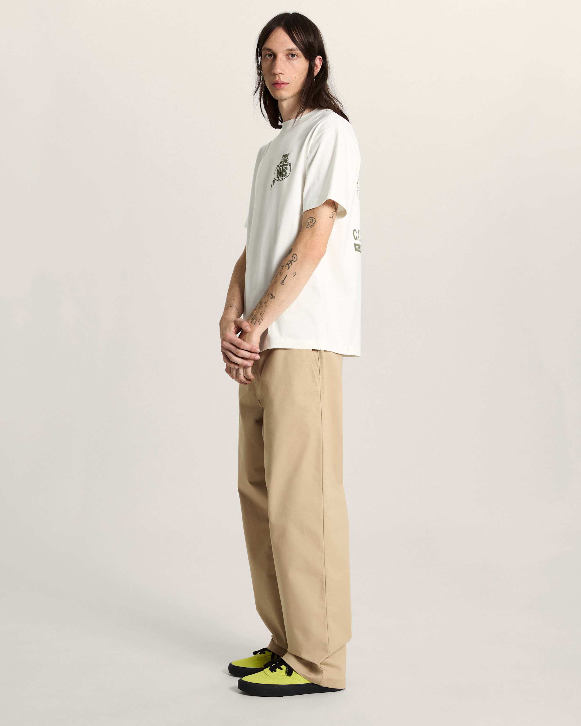 Pantalon chino large Authentic VANS Beige ALT5
