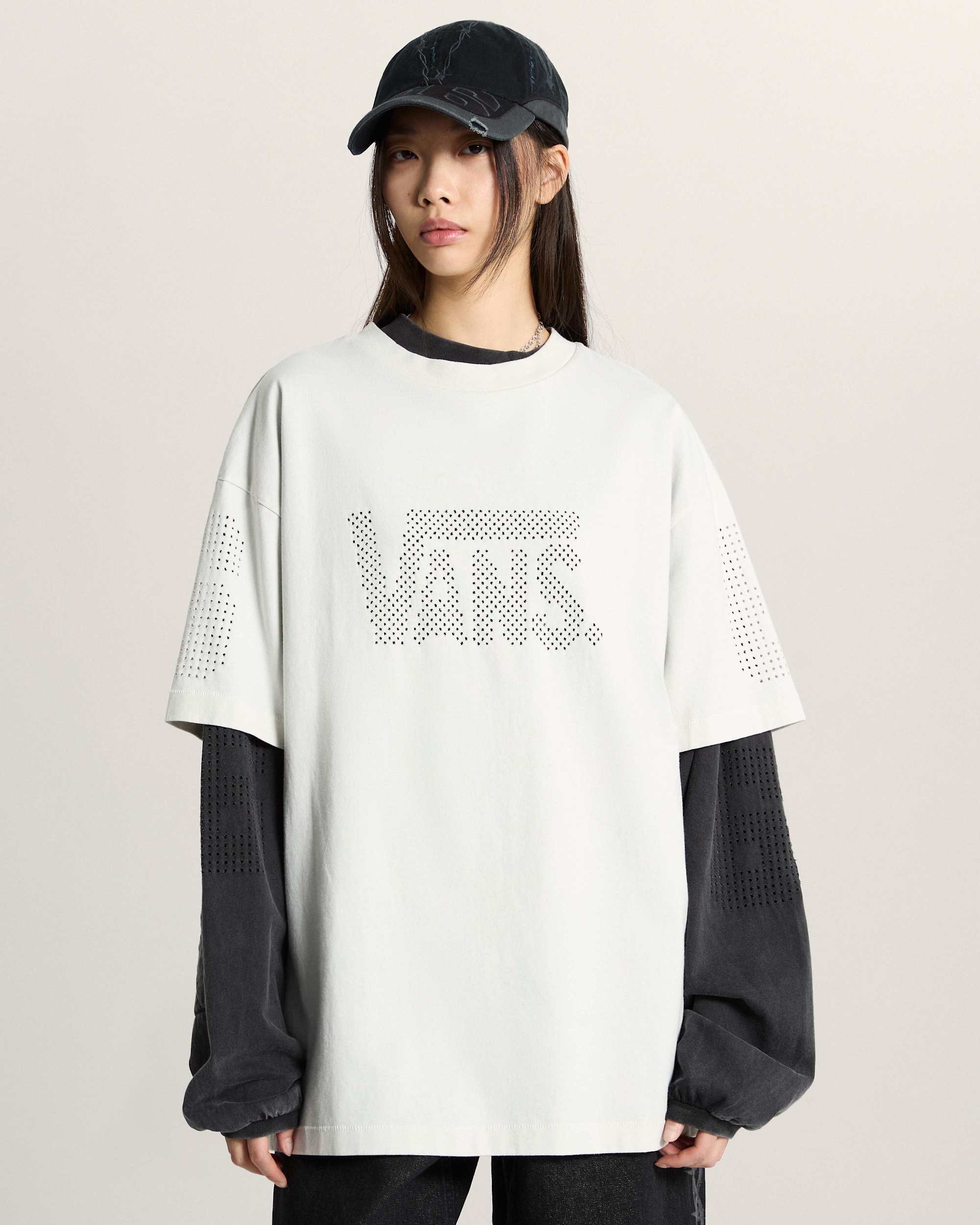 AOD by Slam Jam Lasered TShirt VANS White ALT6