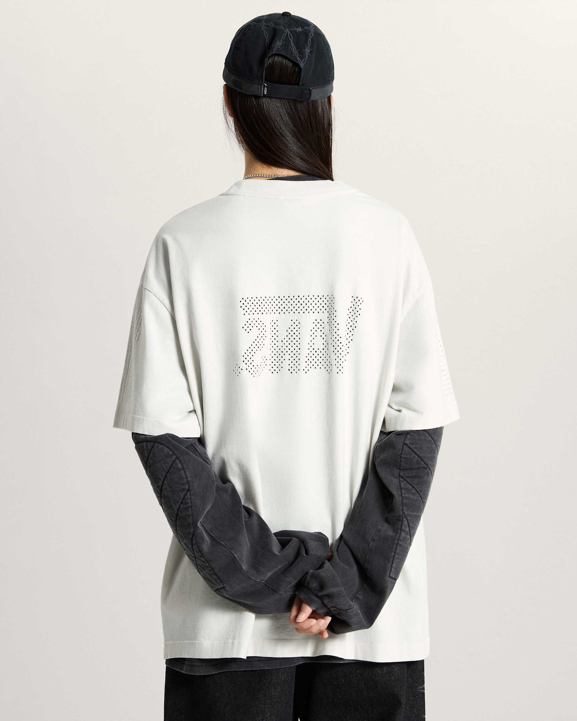 AOD by Slam Jam Lasered TShirt VANS White ALT7