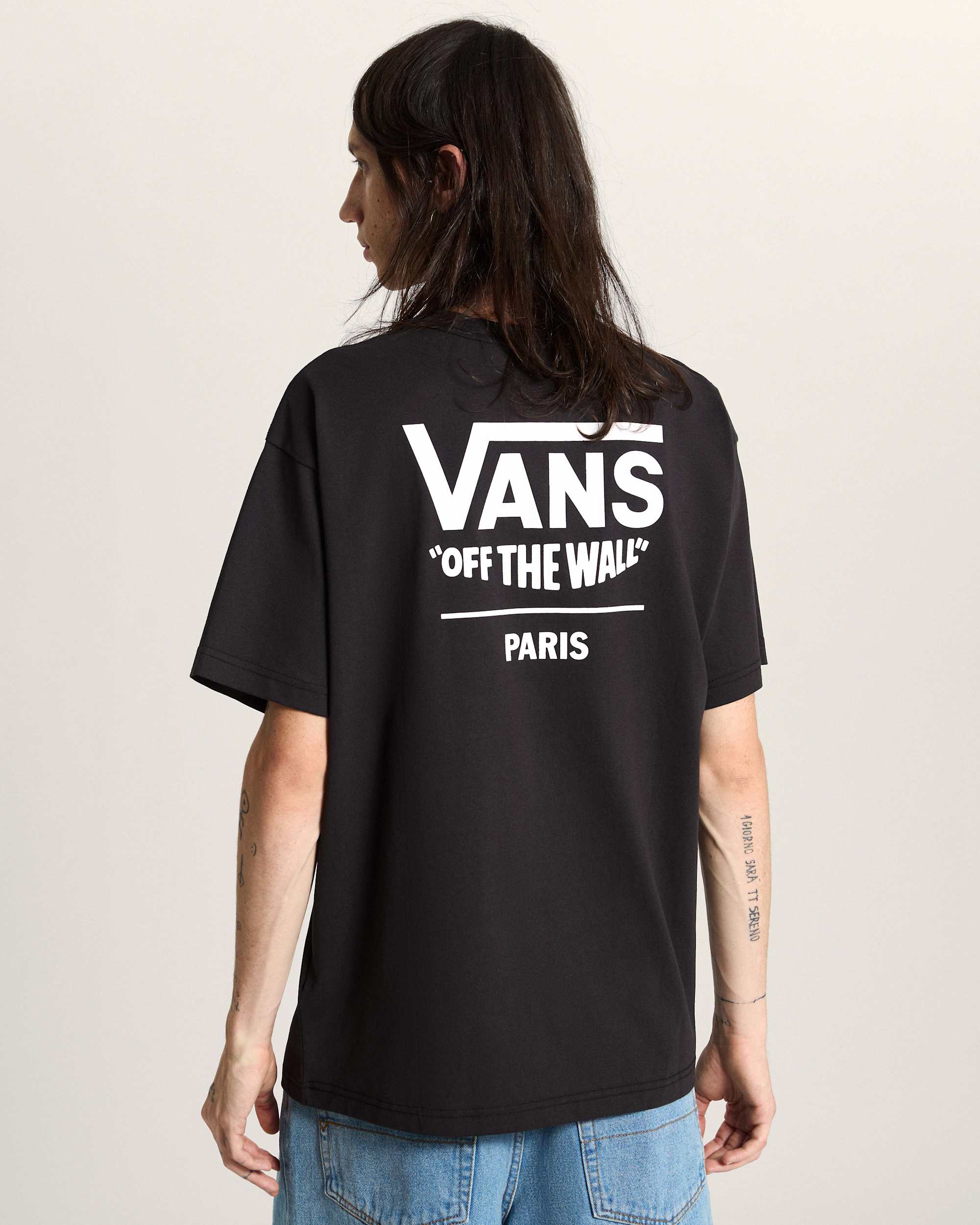 MN 2025 VANS CITY TEE PARIS Black VANS Negro alt3