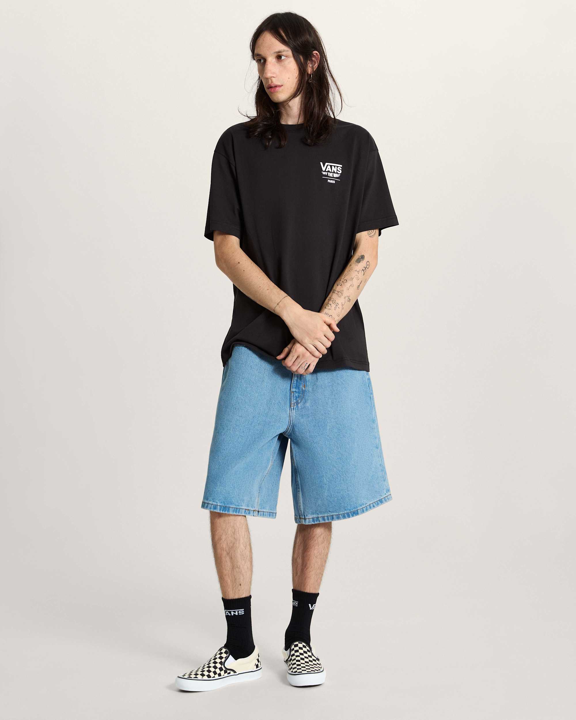 MN 2025 VANS CITY TEE PARIS Black VANS Negro alt4