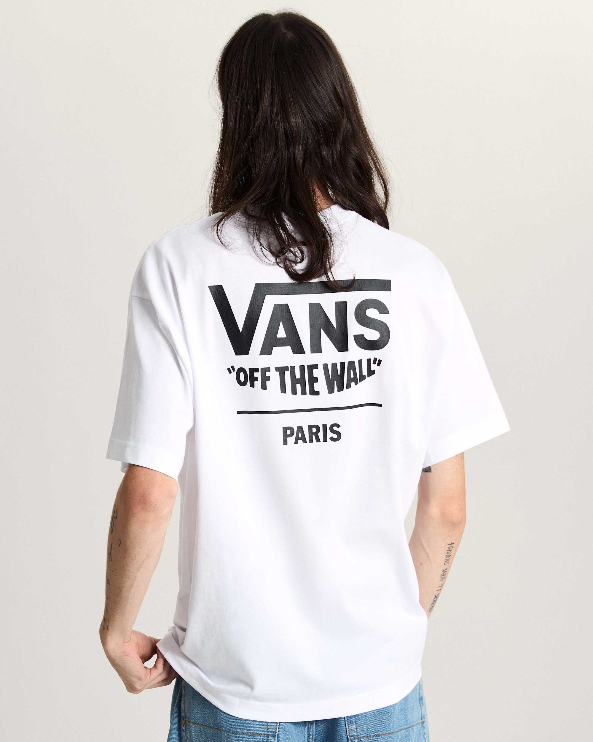 MN 2025 VANS CITY TEE PARIS White VANS Blanco alt3