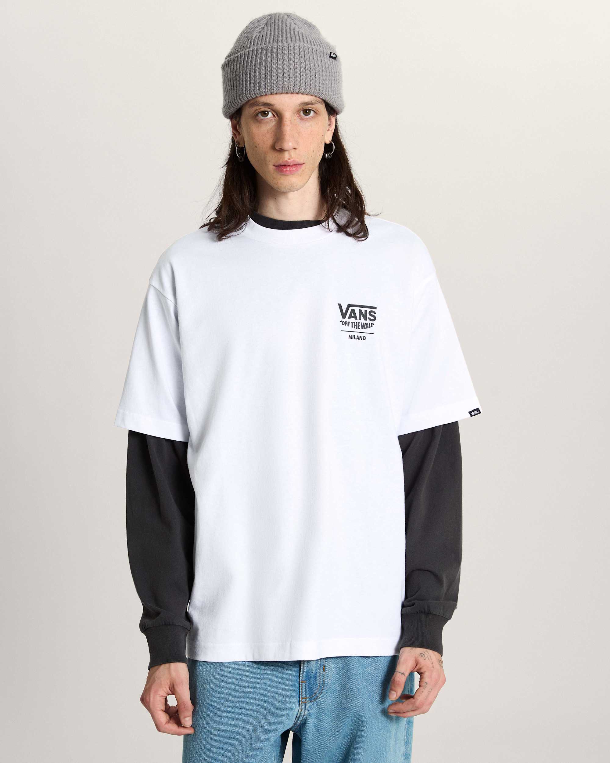MN 2025 VANS CITY TEE MILANO White VANS Blanco alt2