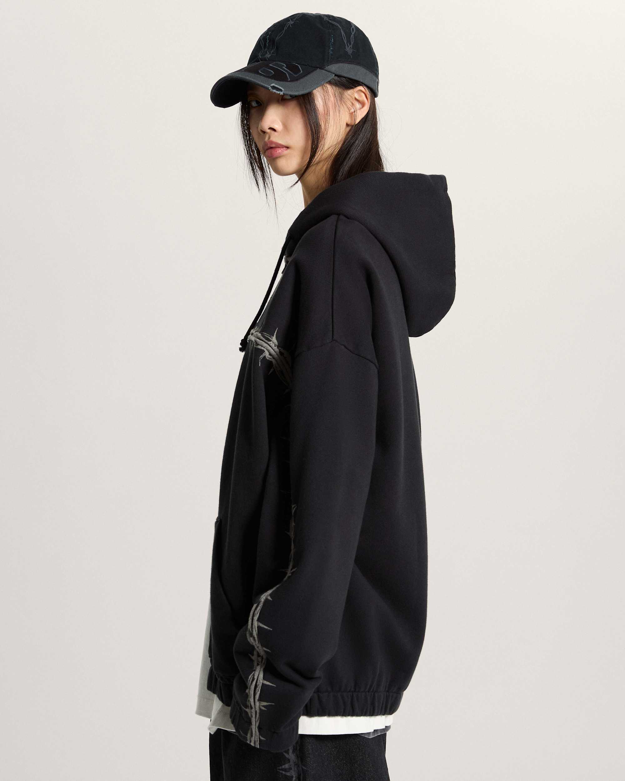 AOD by Slam Jam T Kapuzenjacke VANS Schwarz ALT10