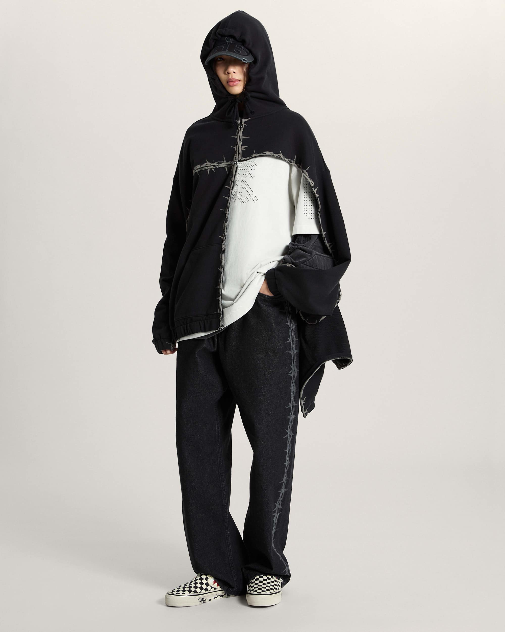 AOD by Slam Jam T Kapuzenjacke VANS Schwarz ALT11