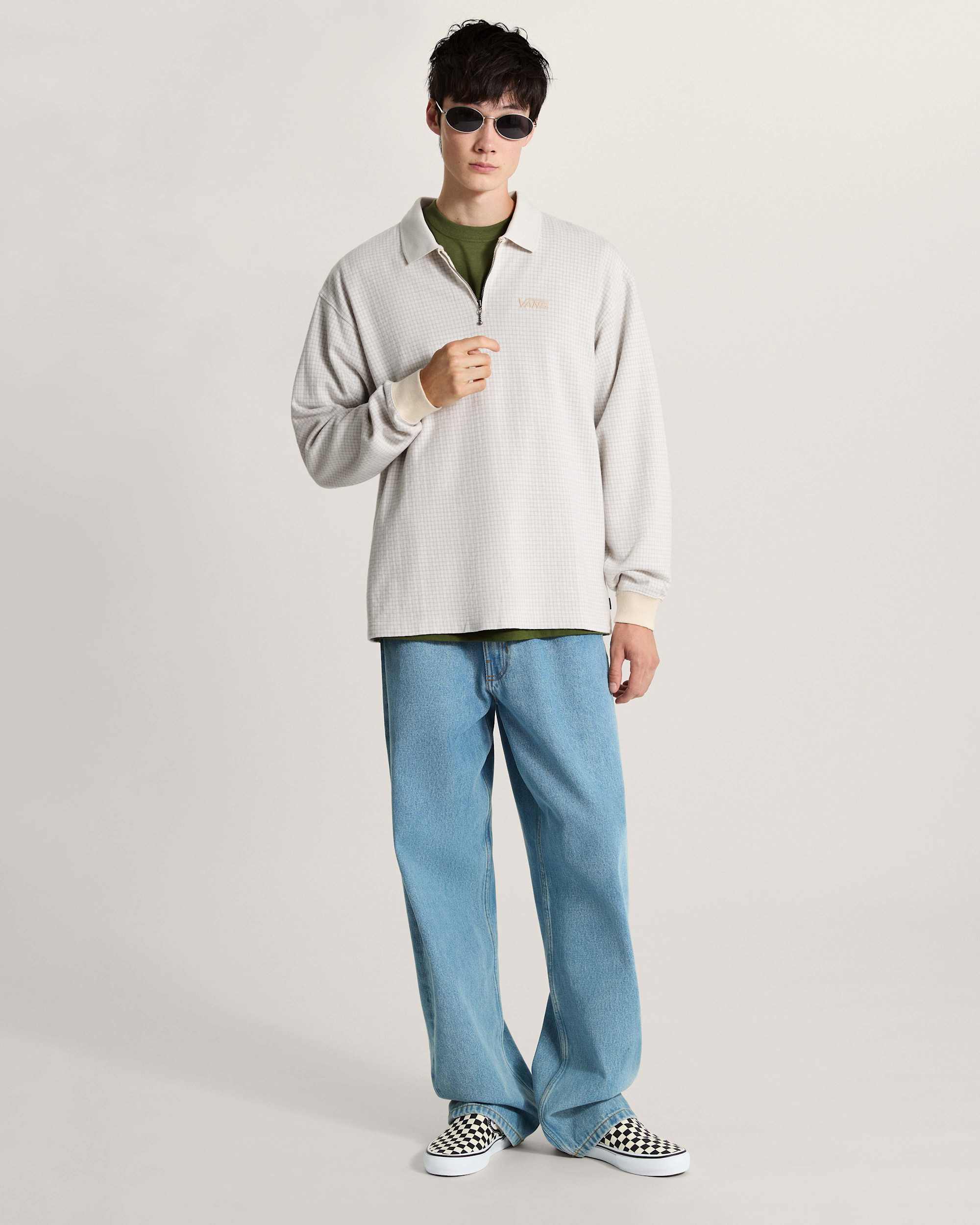 Javon Long Sleeve Knit VANS White ALT5