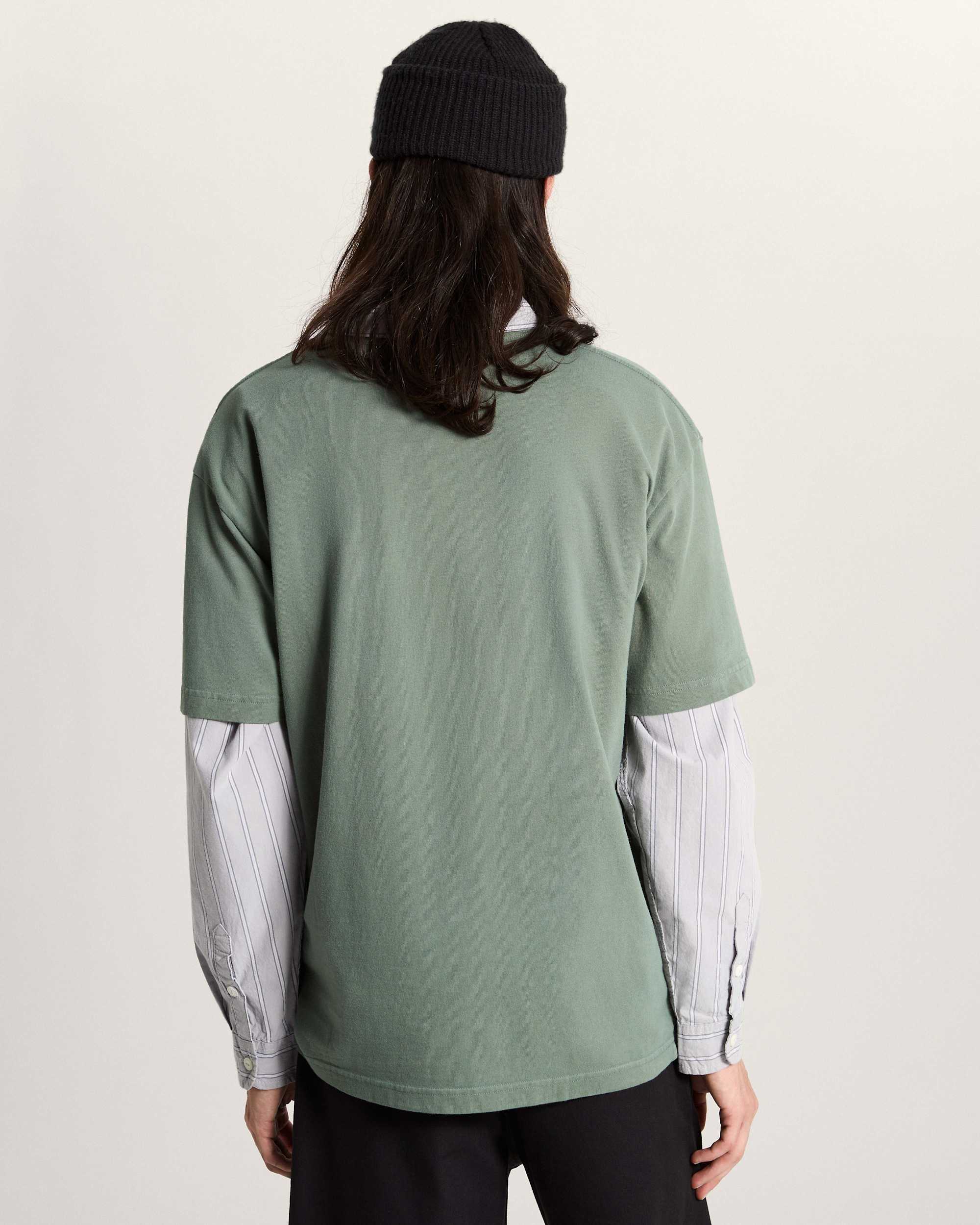 Sun Beams Pocket SS Tee Eternal Sage VANS Verde alt3