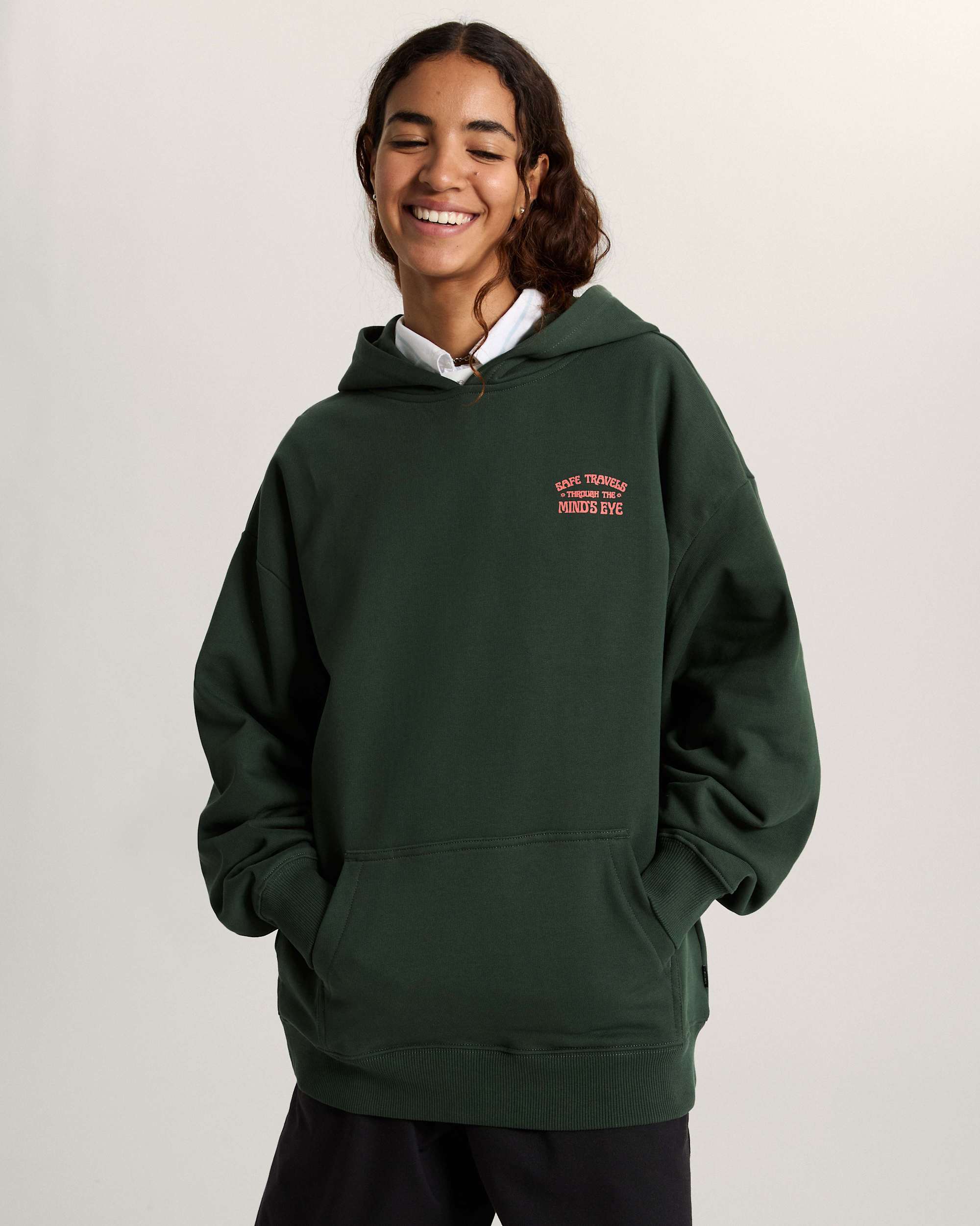 Minds Eye OS Hoodie OIL GREEN VANS Green ALT2