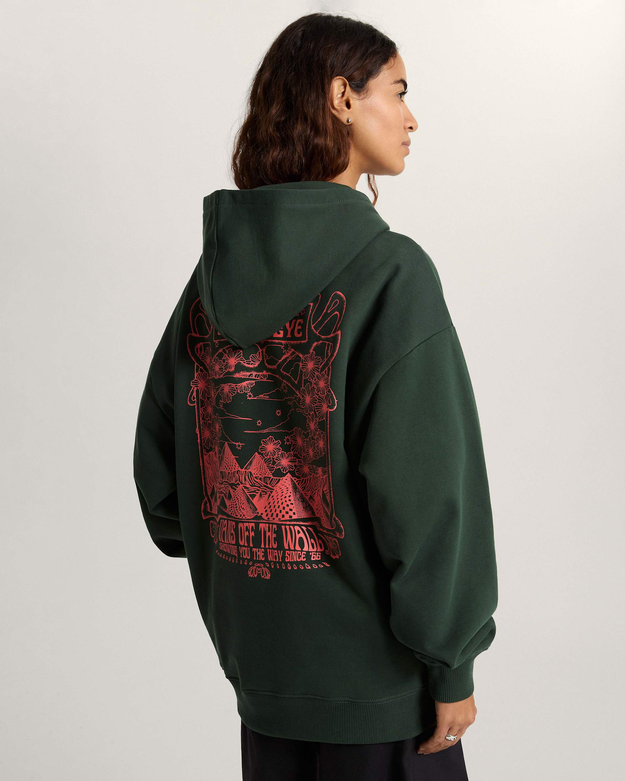 Minds Eye OS Hoodie OIL GREEN VANS Green ALT3