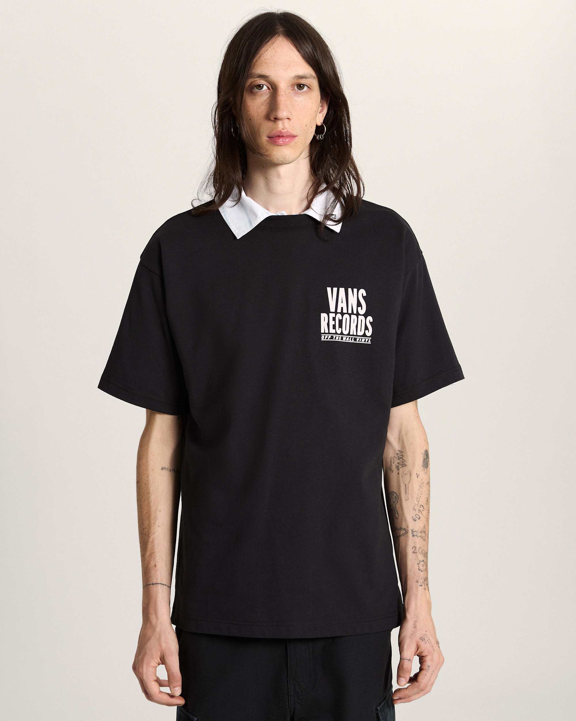 Vans Vinyl SS Tee Black VANS Schwarz alt2