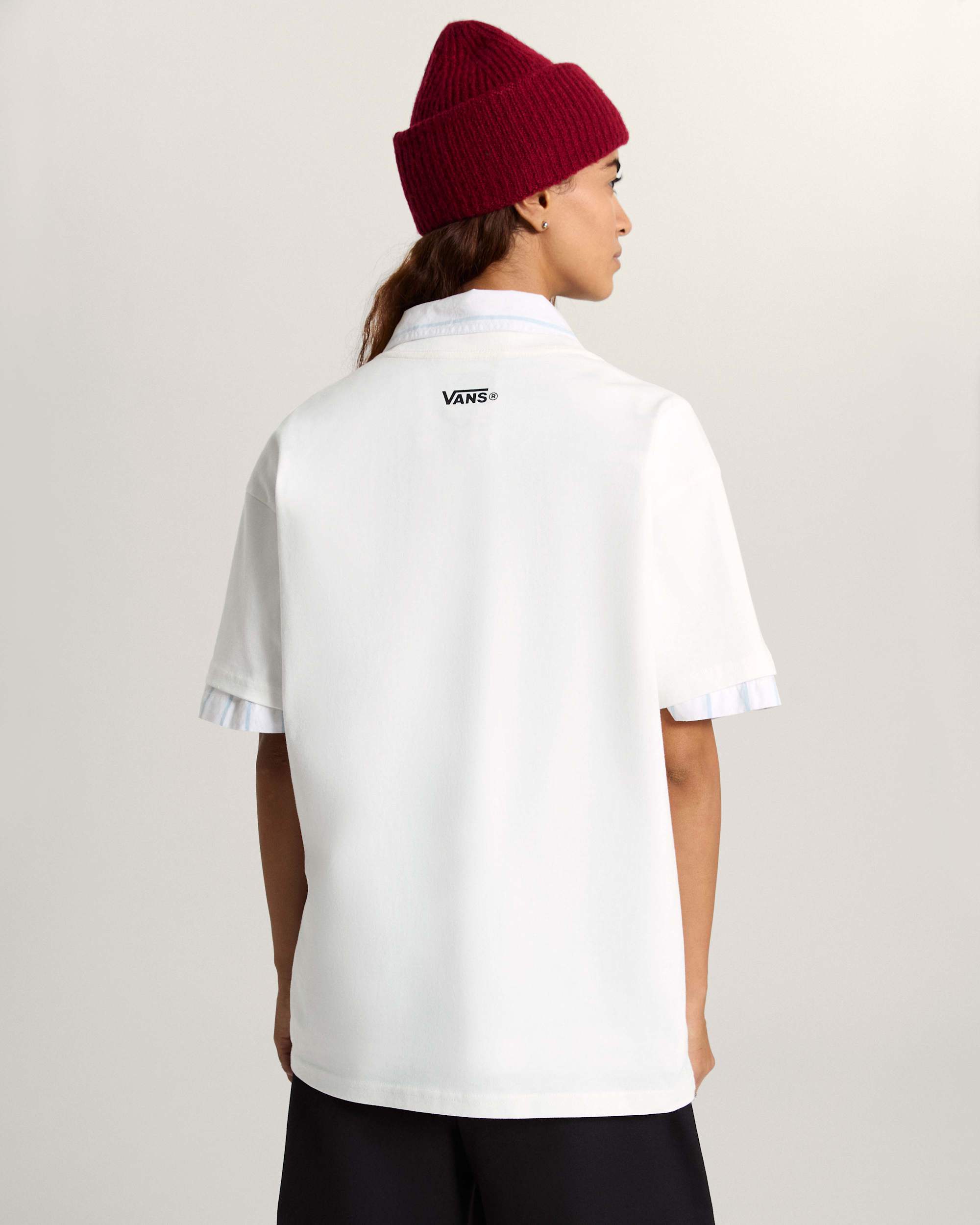 1 800 So What SS Tee White VANS Blanco alt3