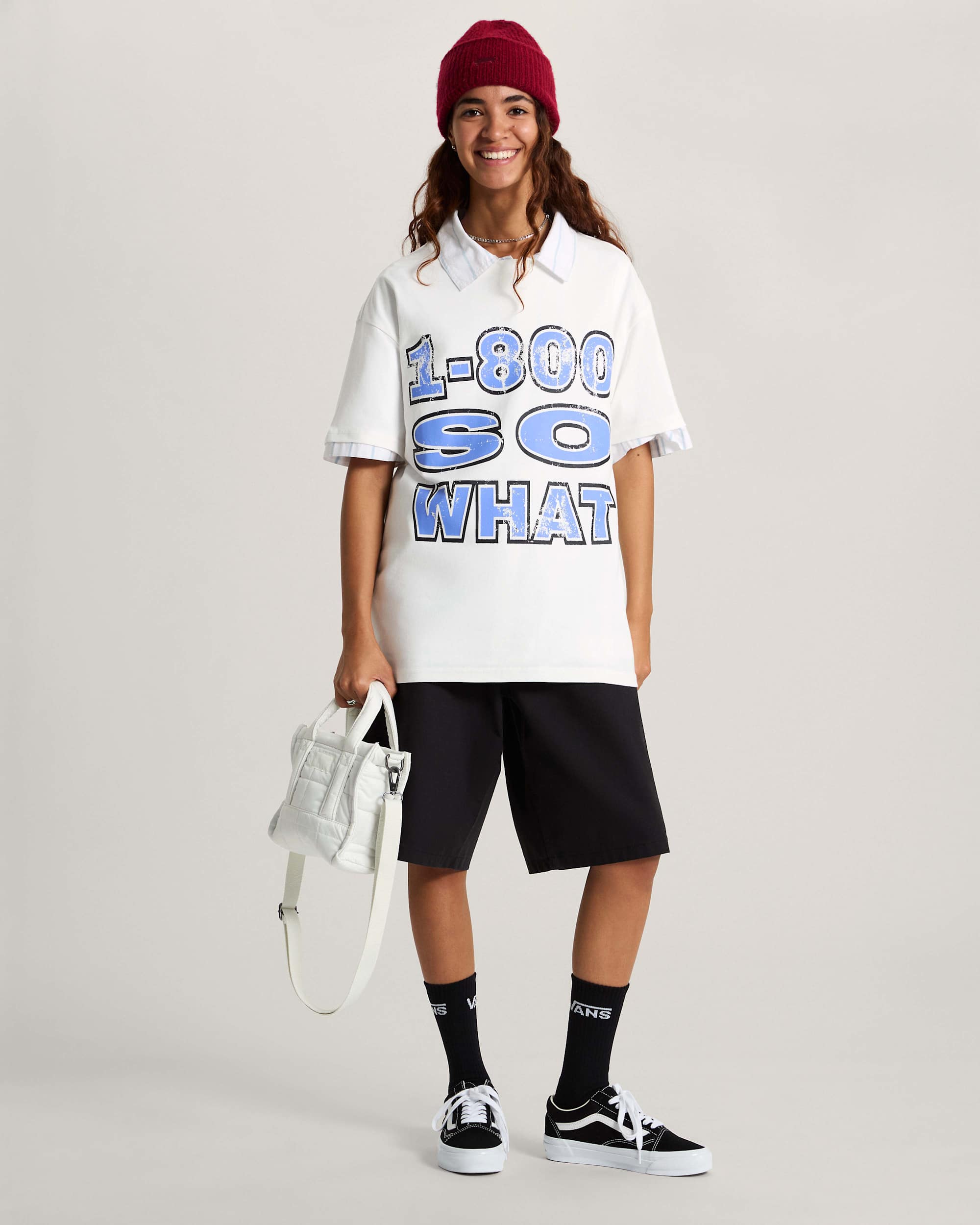 Lil Puff Tote VANS White ALT4