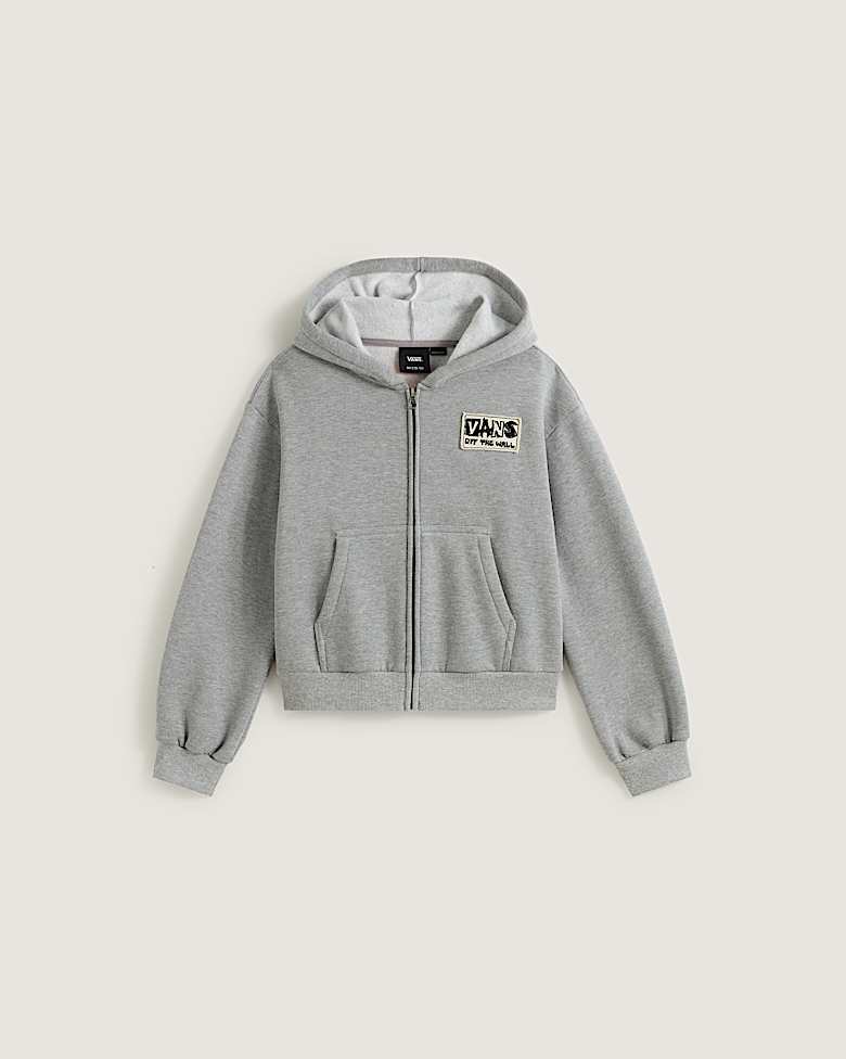 うぃる Kids Shining Zip Hoodie (8-14 years) in Black| Vans UK
