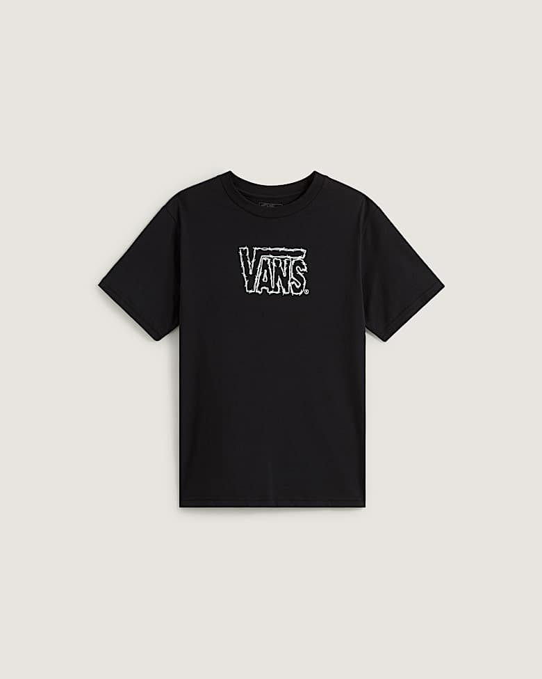Kids Stomper T-Shirt (8-14 Years) in Black| Vans UK