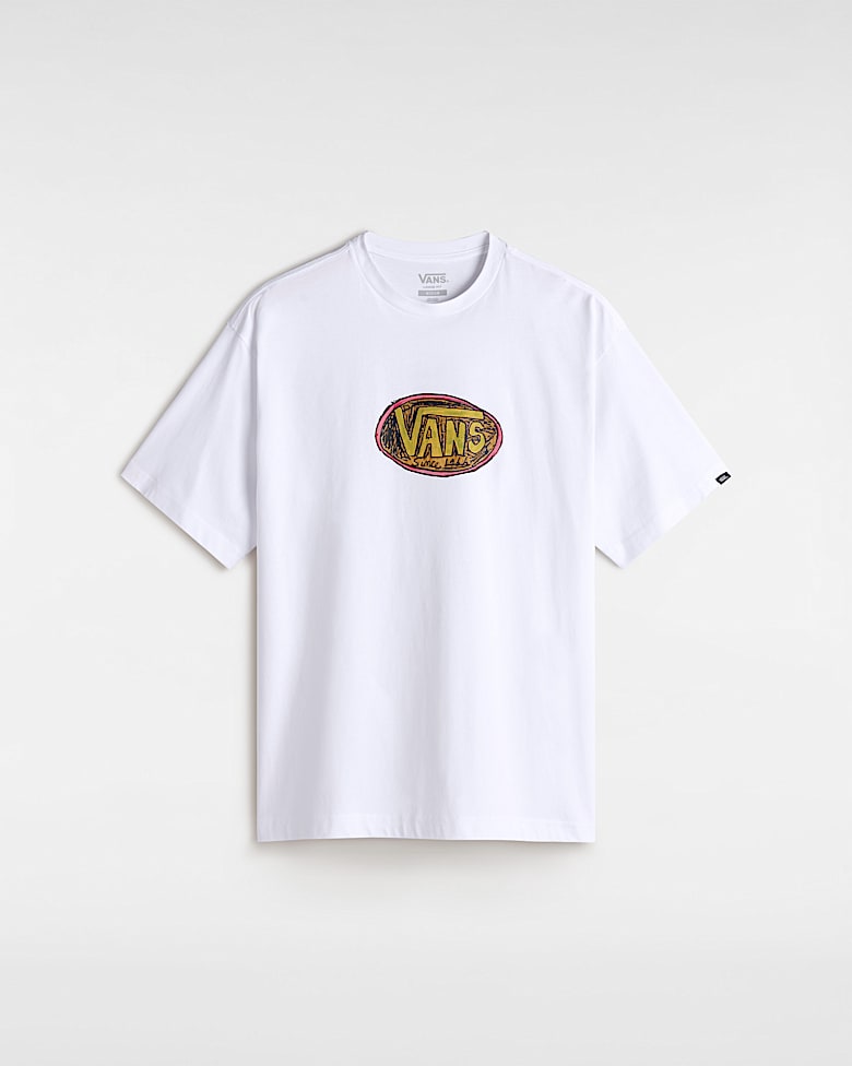 【おすすめアイテム】Vans Script Flower Logo T-Shirt Floral Décor T-Shirt in White| Vans UK