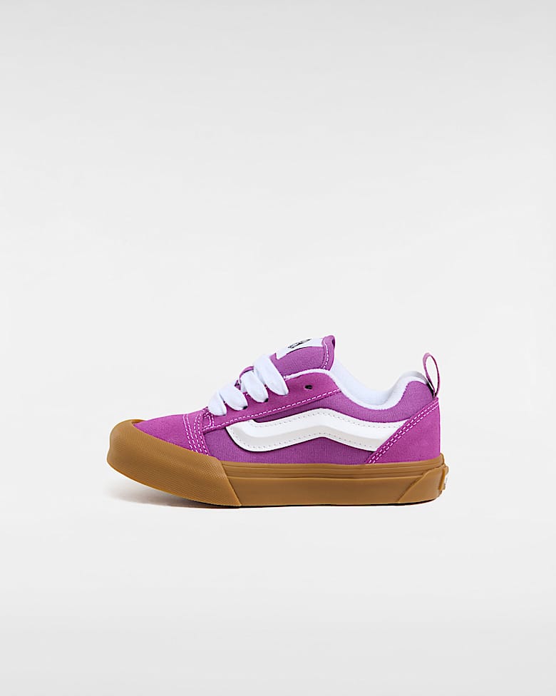 Kids Knu Skool Shoes (4-8 Years) in Grey| Vans CZ