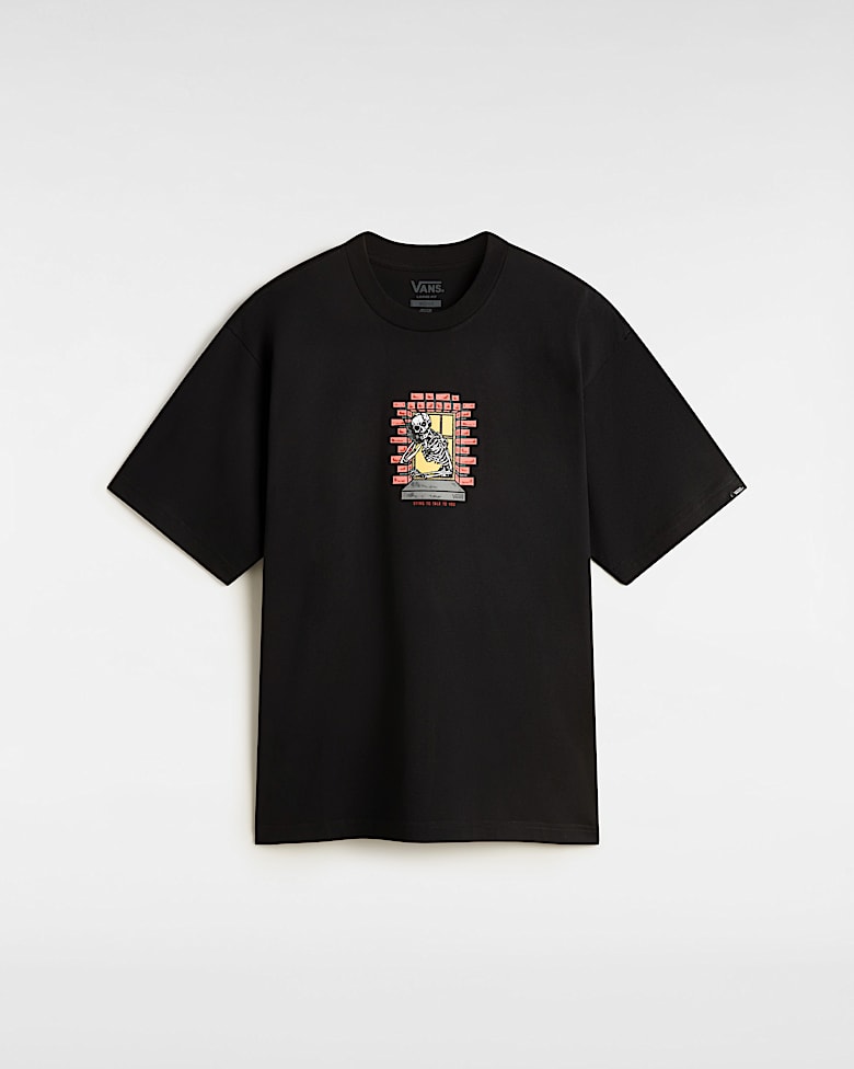 Tシャツ・カットソー VANS Men T-shirt Black VN000P4Y BLK Style 76 II T-Shirt in Black| Vans UK