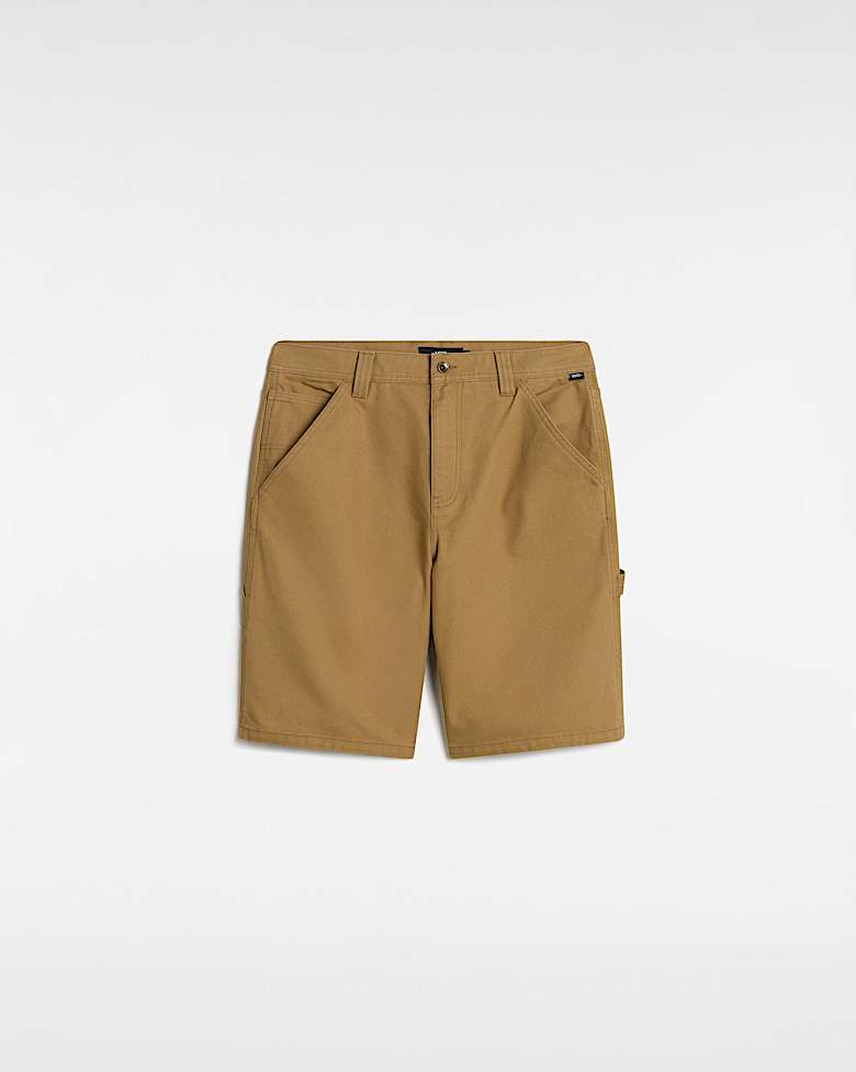 【HI FI FNK】Relaxed Bermuda Pants Authentic Chino Relaxed Shorts in Brown| Vans FI