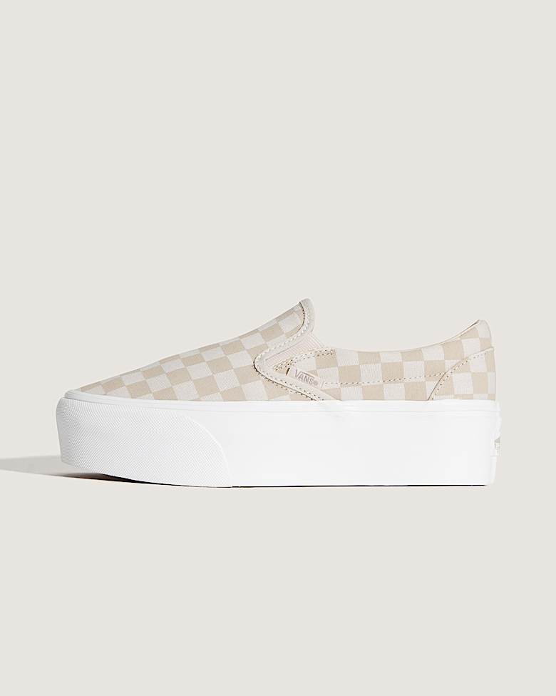Classic Slip-On Shoes w Biały| Vans PL