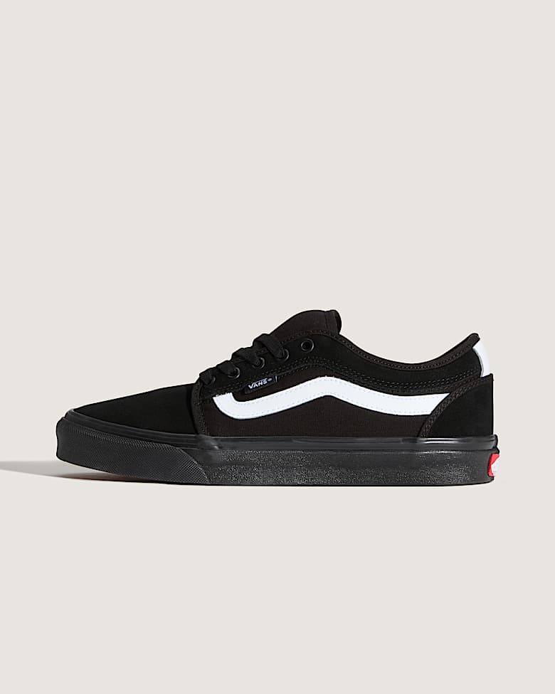 Skate Chukka Low Sidestripe Shoes in Black| Vans UK