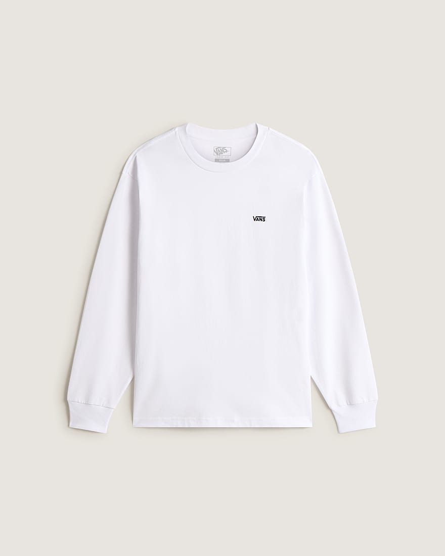 Lockeres LangarmTShirt mit Logo auf der linken Brust II VANS Wei HERO