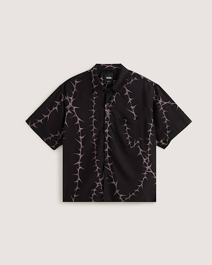 Van Doren Camp TShirt mit Print VANS Schwarz HERO