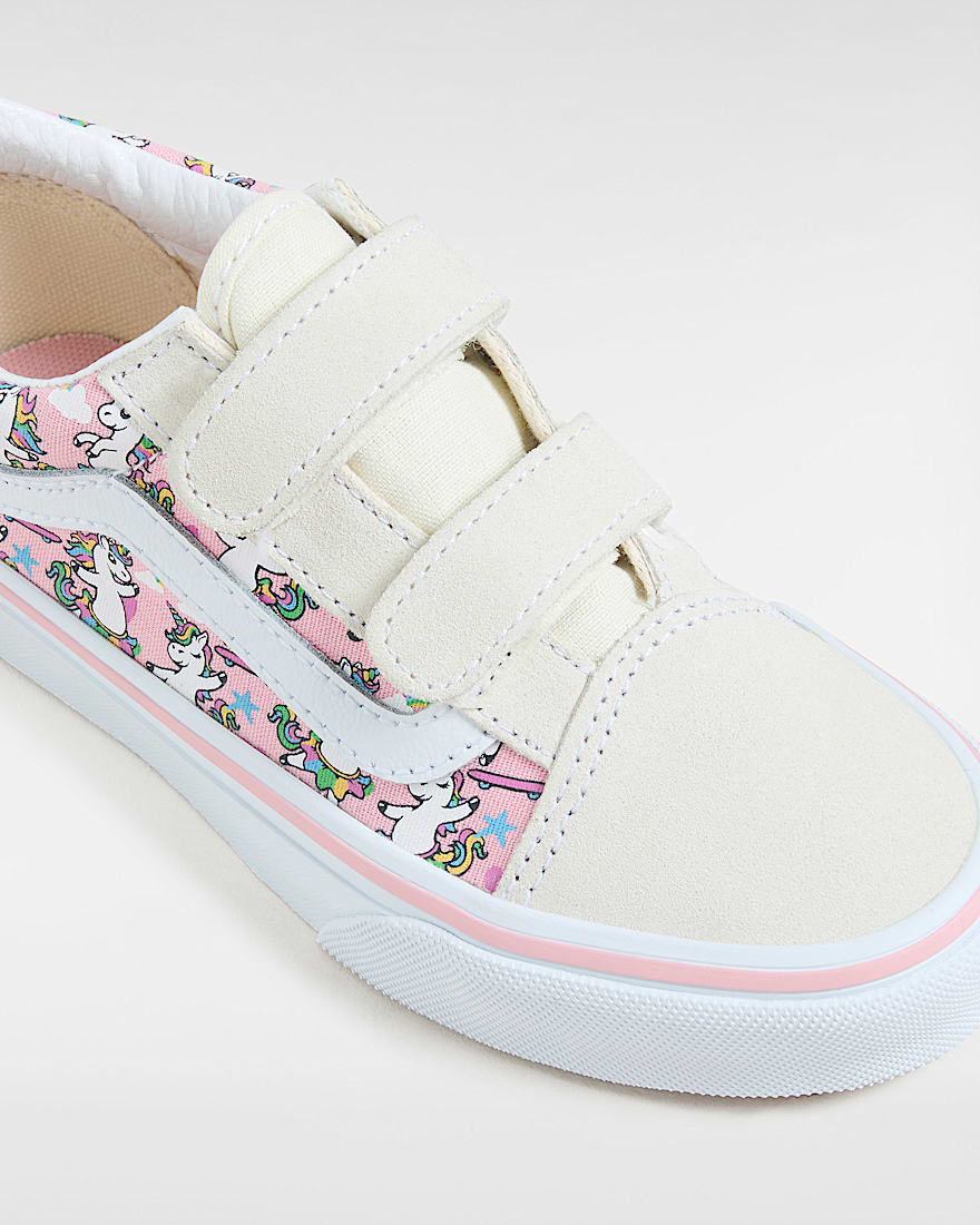 Kinder Old Skool V Unicorn Schuhe 48 Jahre VANS Wei ALT3