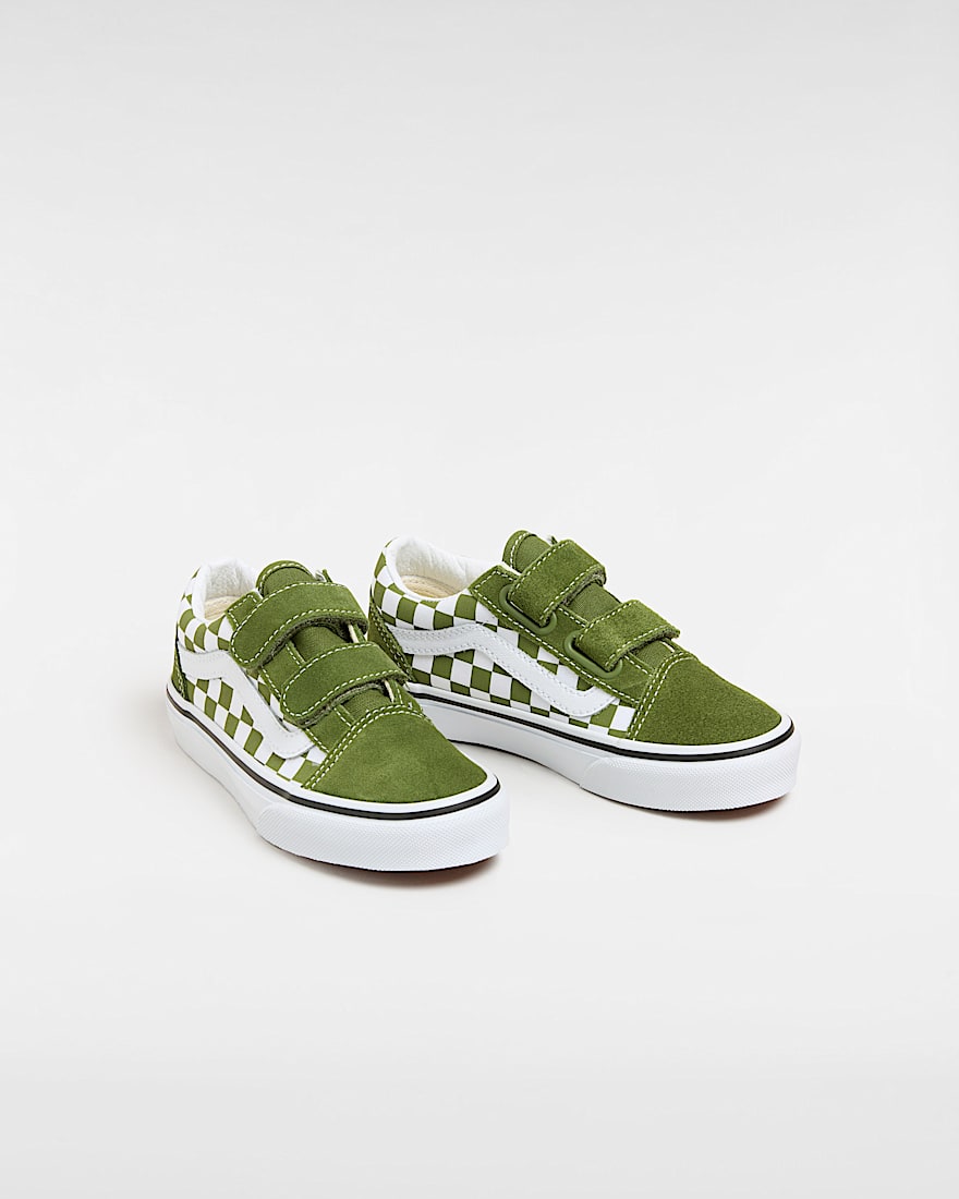 Kids Old Skool Hook And Loop Shoes (4-8 Years)