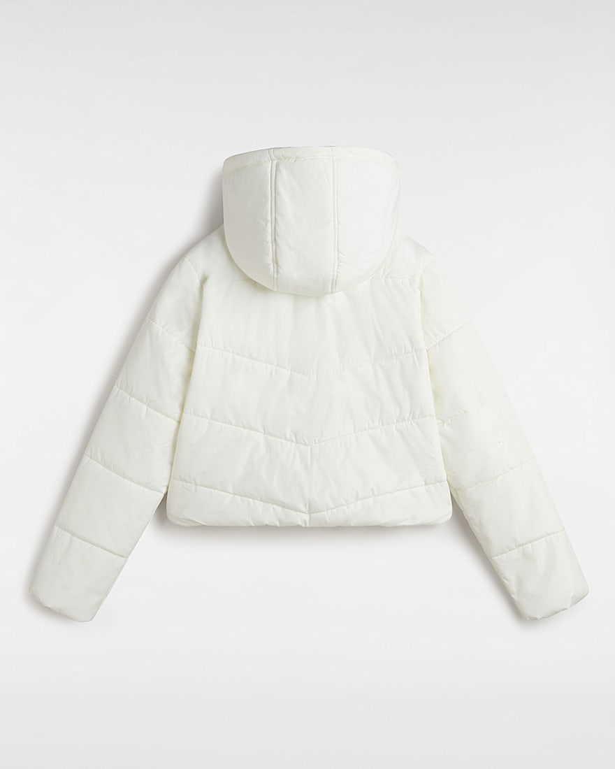 MTE Foundry Crop Puff Hood Jacket VANS White ALT1