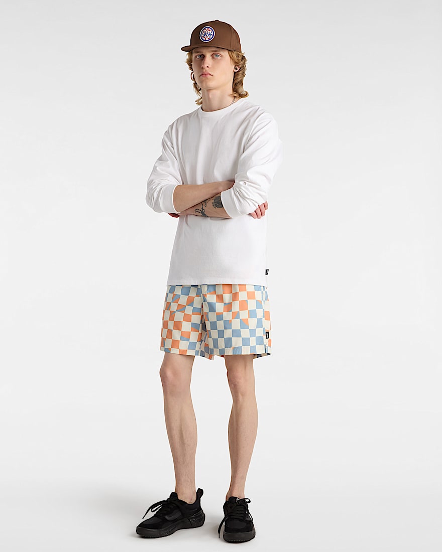 Primary Solid Elastic 17" Boardshorts