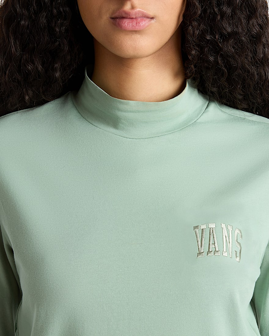 Mini LangarmTShirt mit Stehkragen VANS Grn ALT5