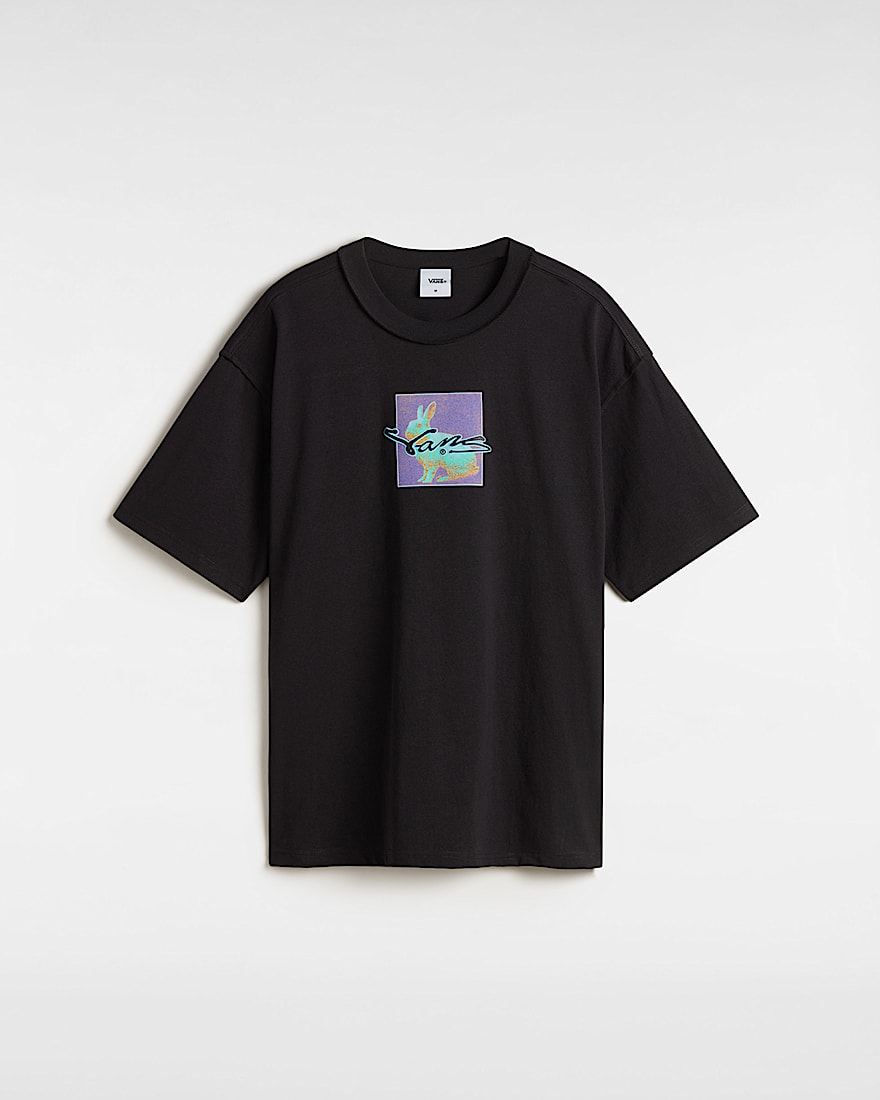 Premium Down the Rabbit Hole TShirt VANS Schwarz HERO
