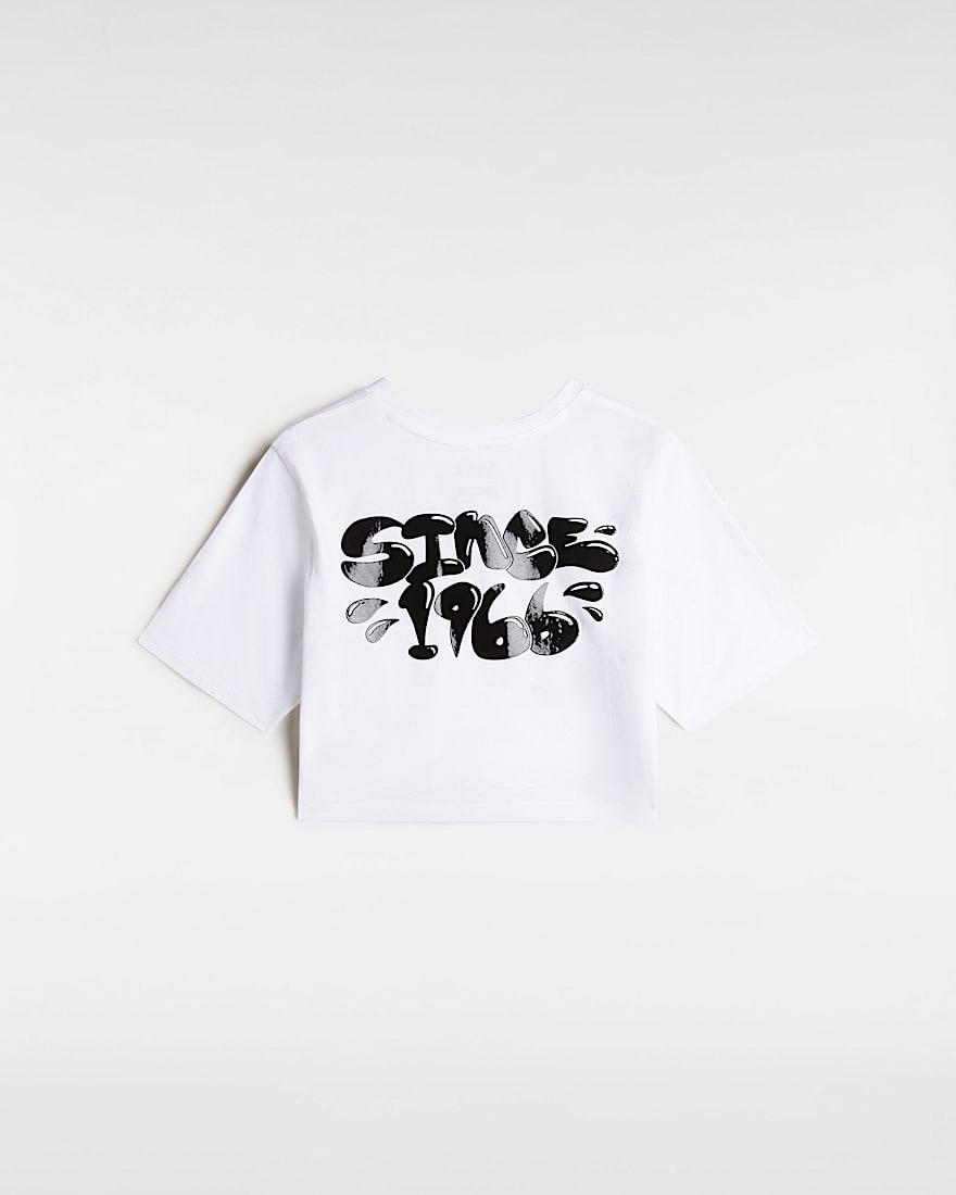 Busted Type Crop RundhalsTShirt VANS Wei ALT1