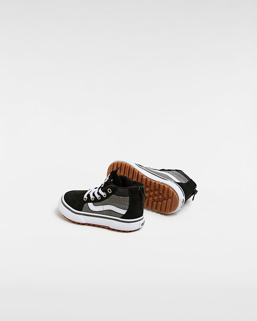 MTE Sk8Hi Zip Schuhe fr Kleinkinder 14 Jahre VANS SchwarzGrau ALT2