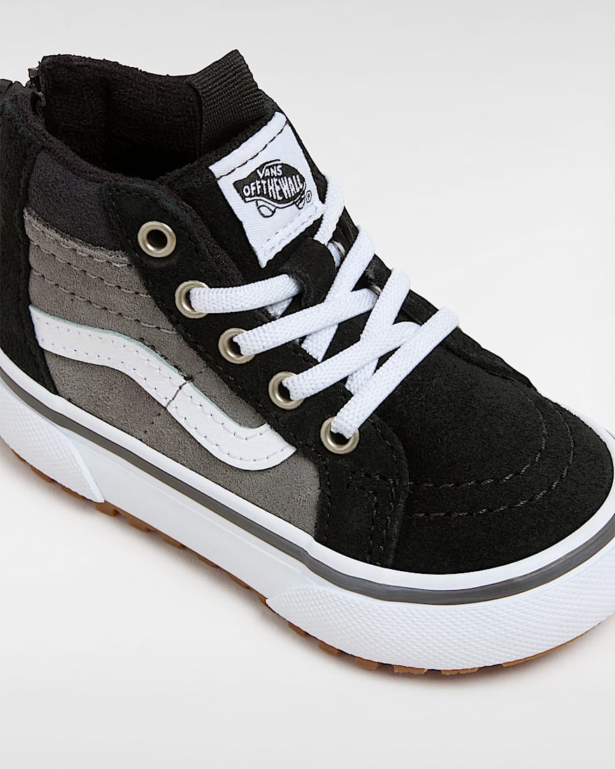 MTE Sk8Hi Zip Schuhe fr Kleinkinder 14 Jahre VANS SchwarzGrau ALT3