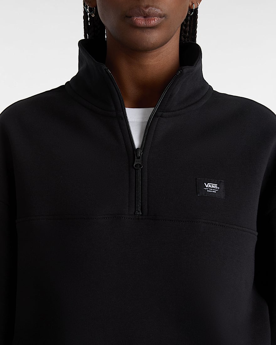 Leighton Mock Neck Sweatshirt VANS Schwarz ALT6