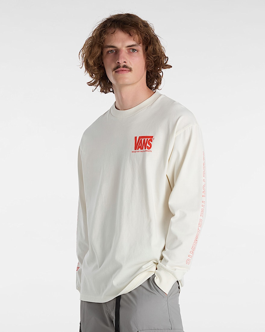 MTE Logo Warp Check Long Sleeve T-Shirt