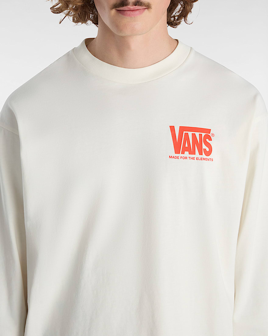 MTE Logo Warp Check Long Sleeve T-Shirt