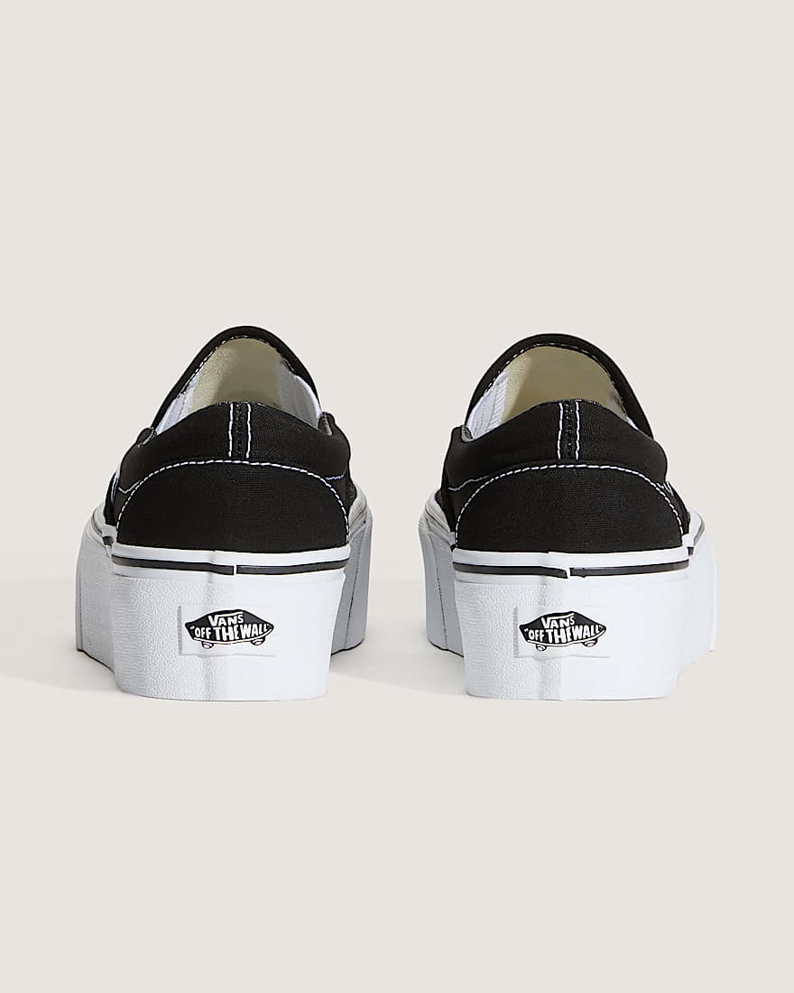 Classic SlipOn Platform Schuhe VANS Schwarz ALT3