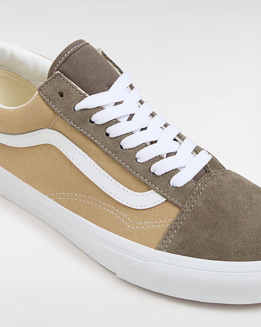 Old Skool Canvas Suede Shoes VANS Brown ALT3