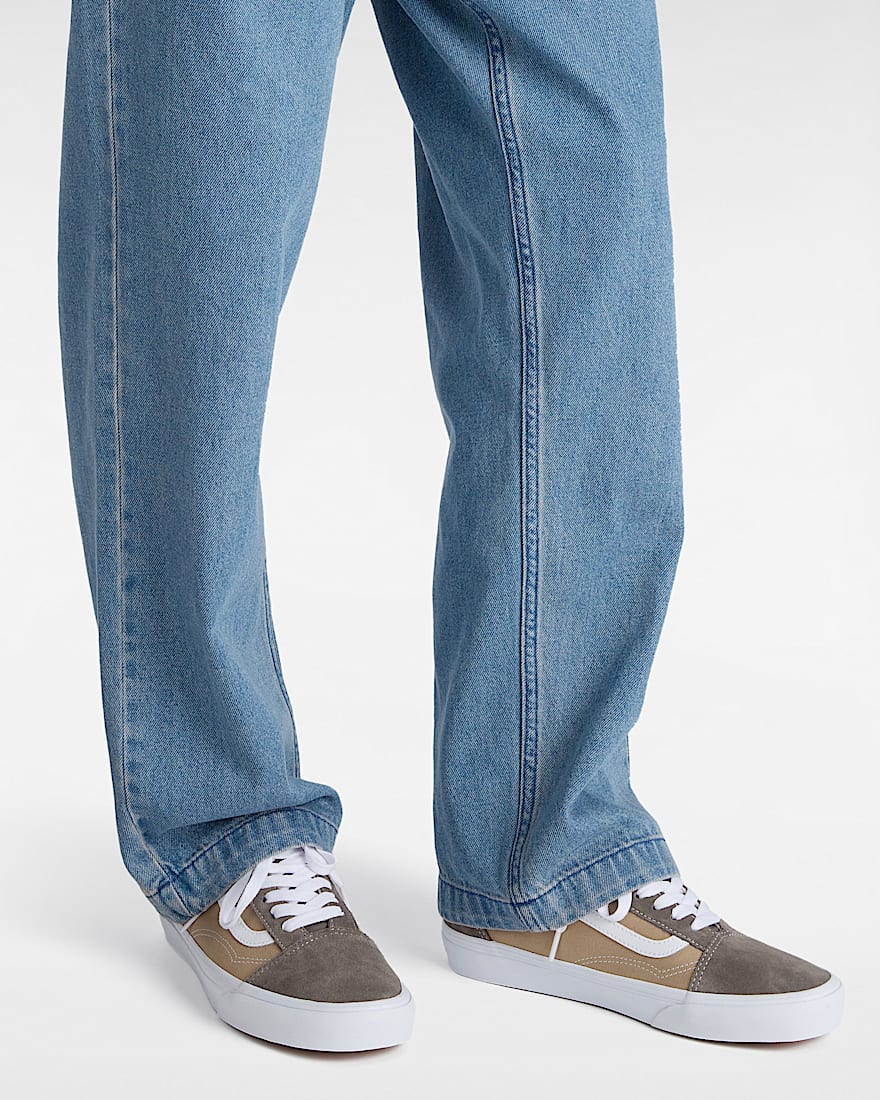 Old Skool Canvas Suede Shoes VANS Brown ALT4