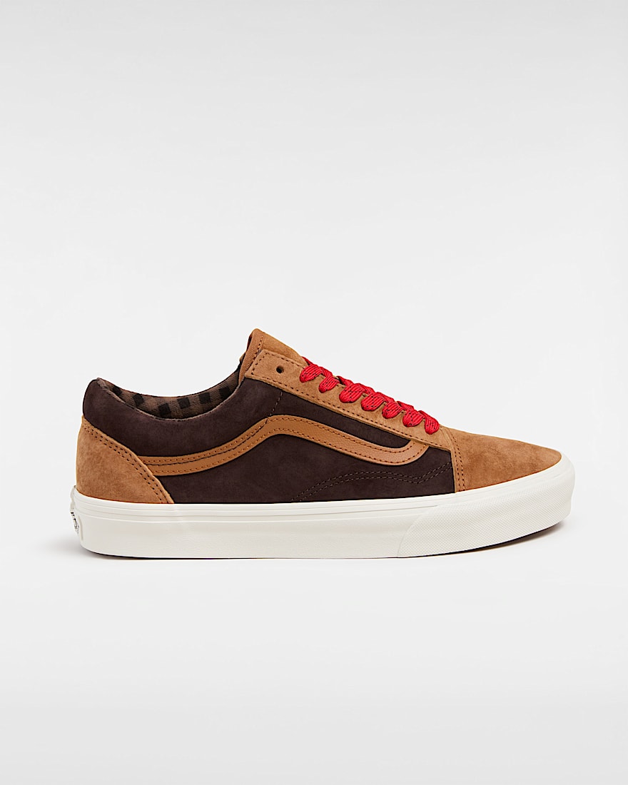 Old Skool Wildlederschuhe VANS OrangeBraun HERO