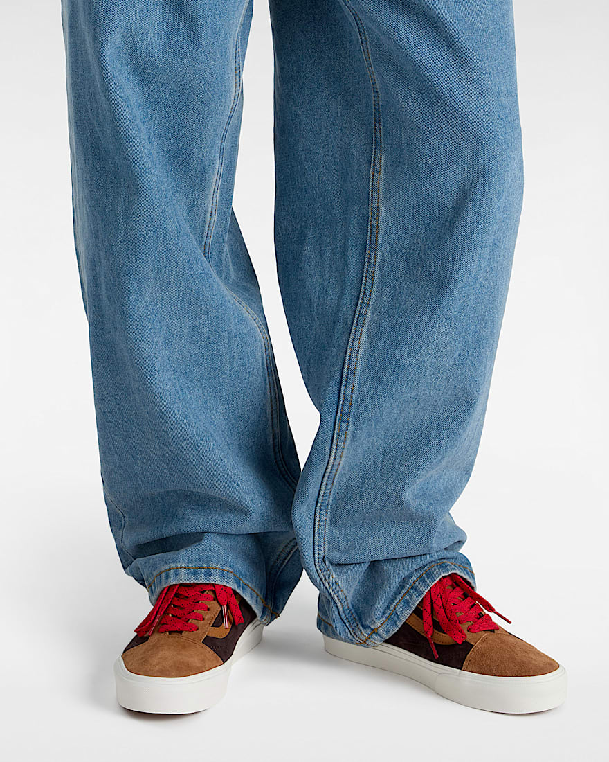 Old Skool Wildlederschuhe VANS OrangeBraun ALT4