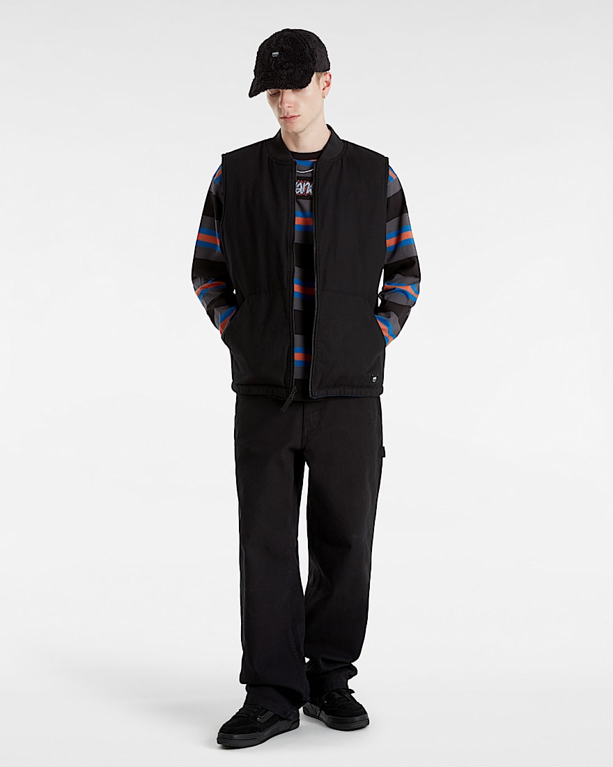 Wilton Long Sleeve Strickhemd VANS Schwarz ALT5