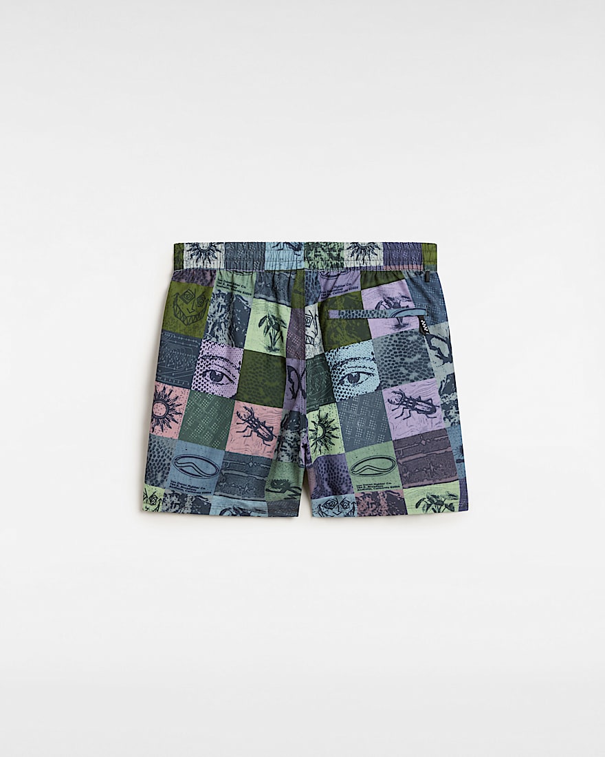 Primary Solid Elastic Boardshorts