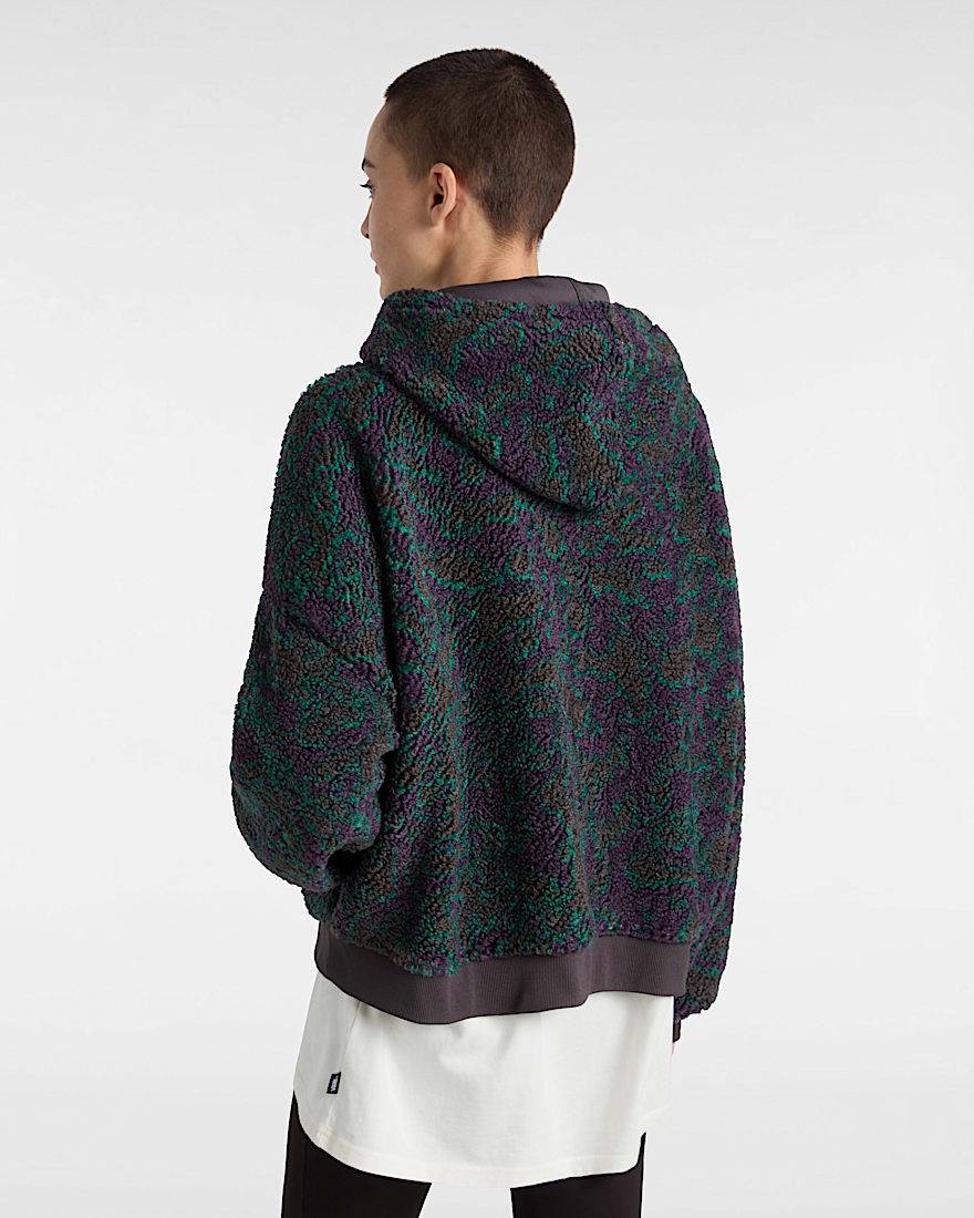 Sudadera con capucha de bouclé y corte holgado Collett