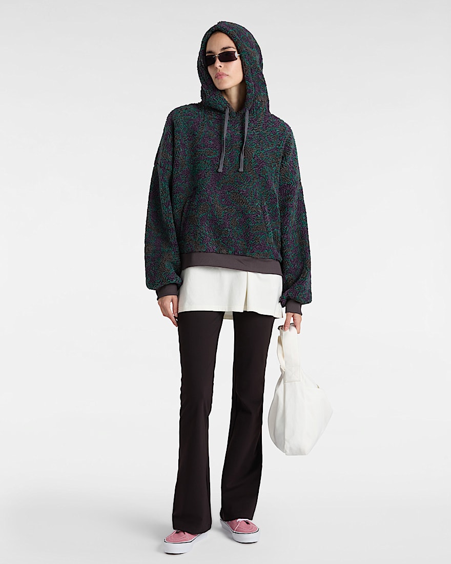 Sudadera con capucha de bouclé y corte holgado Collett